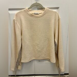 Zara rhinestone sweater